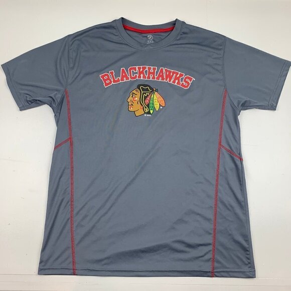 NHL Chicago Blackhawks Logo Short Sleeve T-Shirt Men's Size XL - Picture 1 of 5